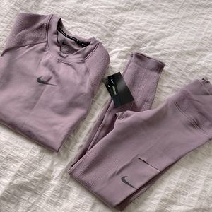 NWT! Nike Run Division Tights + Top Sz S